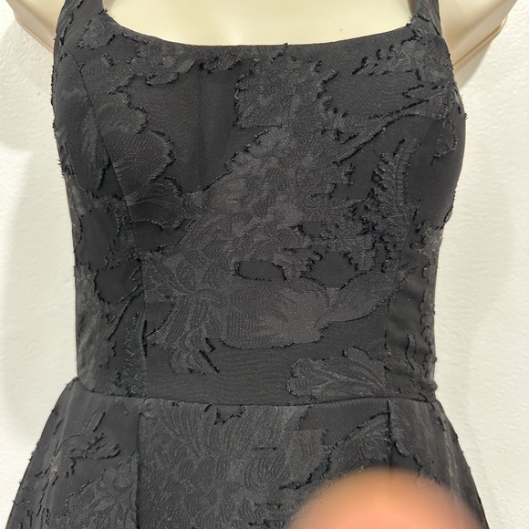 Azazie Elegant Black Open Back Dress - Picture 4 of 14